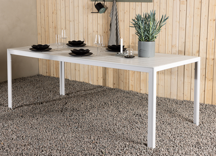 Venture Home Break Rektangulära Matbord Utomhus 205 x 90 Vit