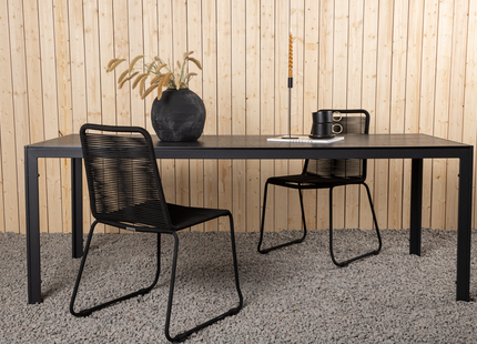 Venture Home Break Rektangulärt Matbord Utomhus 205 x 90 Svart