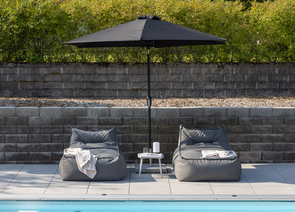 Venture Home Leeds Parasoll ⌀300 Svart