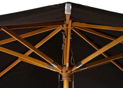 Venture Home Naxos Parasoll ⌀300 Svart