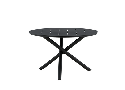 Venture Home Alma Runt Matbord Utomhus ⌀120 Svart