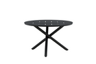 Venture Home Alma Runt Matbord Utomhus ⌀120 Svart