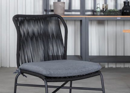 Venture Home Julian Matstol Utomhus 4-pack Svart