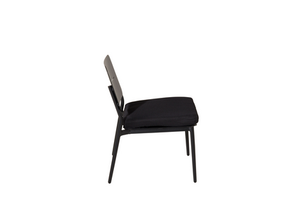 Venture Home Lina Loungefåtölj Utomhus Svart 2-pack