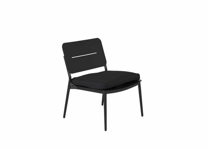 Venture Home Lina Loungefåtölj Utomhus Svart 2-pack
