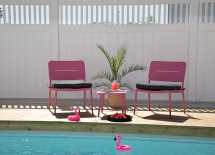 Venture Home Lina Loungefåtölj Utomhus Rosa 2-pack