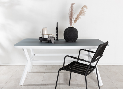 Venture Home Virya Rektangulärt Matbord Utomhus 160 x 90 Grå