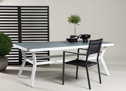 Venture Home Virya Rektangulärt Matbord Utomhus 200 x 100 Vit