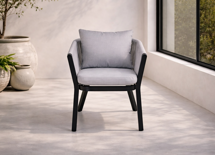 Venture Home Virya Matstol Utomhus 2-pack Svart