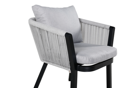 Venture Home Virya Matstol Utomhus 2-pack Svart