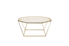 Furniture Fashion Österlen Soffbord 100 x 100 Guld
