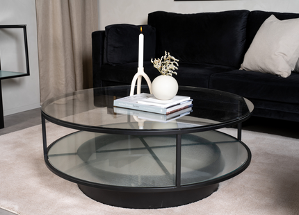 Furniture Fashion Falsterbo Soffbord ⌀100 Svart