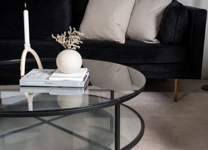 Furniture Fashion Falsterbo Soffbord ⌀100 Svart