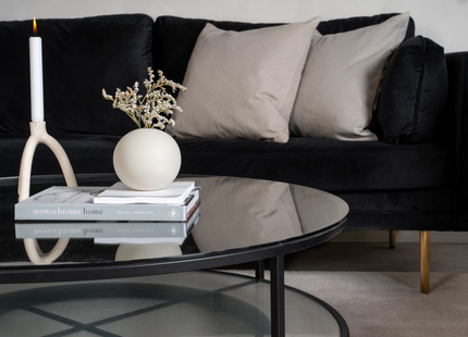 Furniture Fashion Falsterbo Soffbord ⌀100 Svart