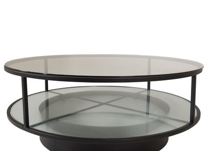 Furniture Fashion Falsterbo Soffbord ⌀100 Svart