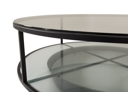 Furniture Fashion Falsterbo Soffbord ⌀100 Svart