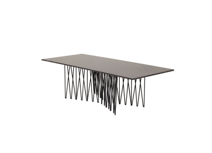 Furniture Fashion Stone Soffbord 140 x 60 Svart