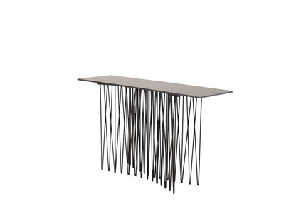 Furniture Fashion Stone Sidobord 130 x 37 Svart