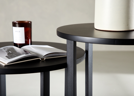 Venture Home Lawton Soffbord ⌀40 Svart