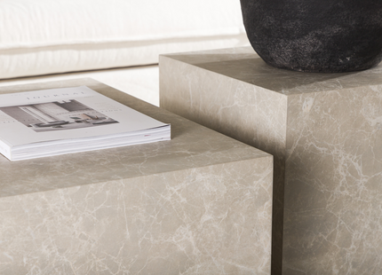 Venture Home York Soffbord 40x40 Beige