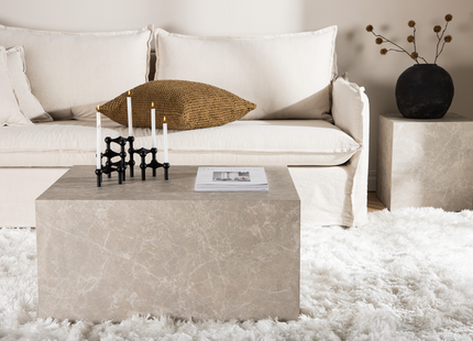 Venture Home York Soffbord 80 x 60 Beige
