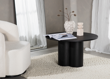 Venture Home Olivia Soffbord ⌀80 Svart