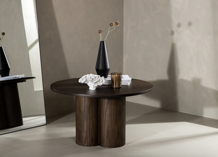 Venture Home Olivia Soffbord ⌀80 Mocca