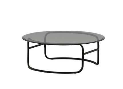 Furniture Fashion Lomma Soffbord ⌀110 Svart