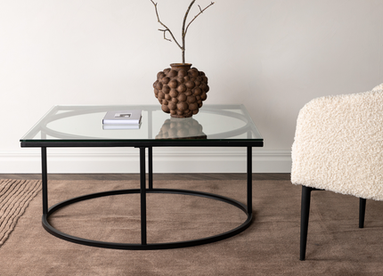 Furniture Fashion Skanör Soffbord 90 x 90 Svart