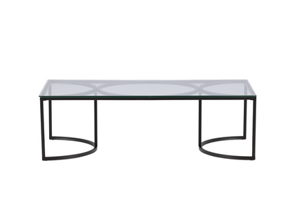 Furniture Fashion Skanör Soffbord 140 x 70 Svart