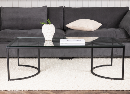 Furniture Fashion Skanör Soffbord 140 x 70 Svart
