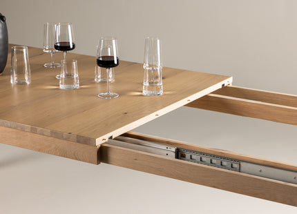 Slider Rektangulära Matbord 170 x 95 Whitewash