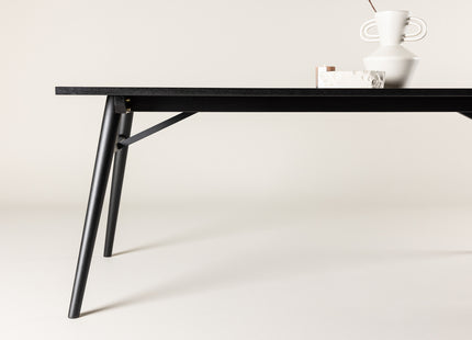 Sleek Rektangulära Matbord 195 x 95 Black