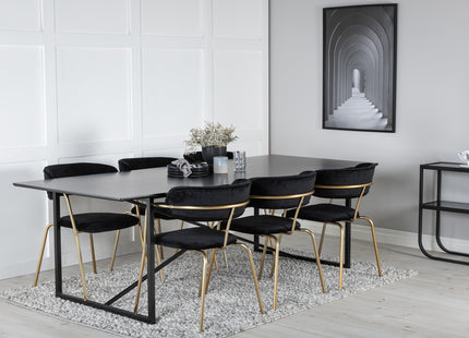 Venture Home Arrow Matstolar 2-pack Svart