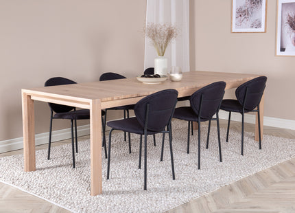 Venture Home Vault Matstolar 2-pack Svart