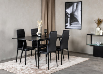 Silar Rektangulära Matbord 120 x 80 Black