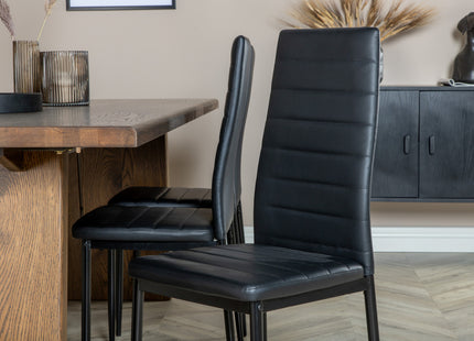Venture Home Slim Matstolar 2-pack Svart