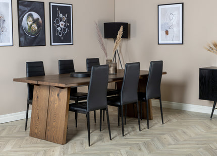Venture Home Slim Matstolar 2-pack Svart