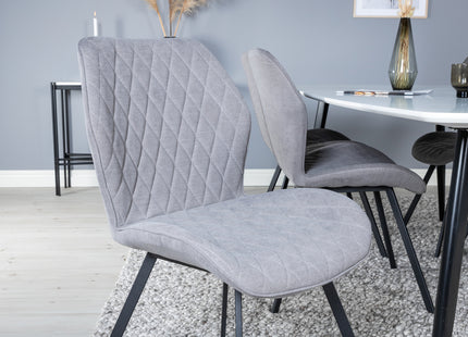 Venture Home Gemma Matstolar 2-pack Grå