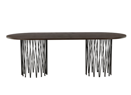 Stone Ovala Matbord 220 x 100 Mocca