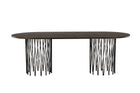 Stone Ovala Matbord 220 x 100 Mocca