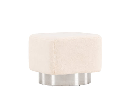Venture Home Newton Puff 45 x 38 x 45 Offwhite