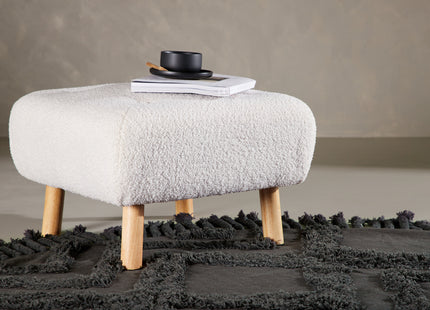 Venture Home Salina Ottoman 56 x 56 x 41 Vit