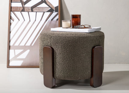 Venture Home Coffey Puff ⌀50 ⌀50 Mörkgrå