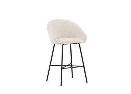 Venture Home Velvet Barstolar 2-pack Vit