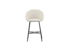 Venture Home Velvet Barstolar 2-pack Vit