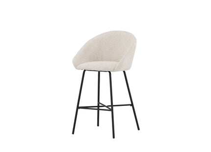 Venture Home Velvet Barstolar 2-pack Vit