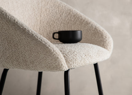 Venture Home Velvet Barstolar 2-pack Vit