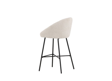 Venture Home Velvet Barstolar 2-pack Vit