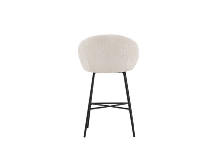 Venture Home Velvet Barstolar 2-pack Vit
